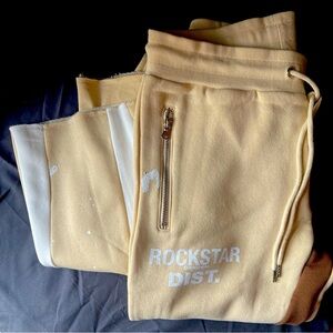 Rockstar original joggers, super stacked.